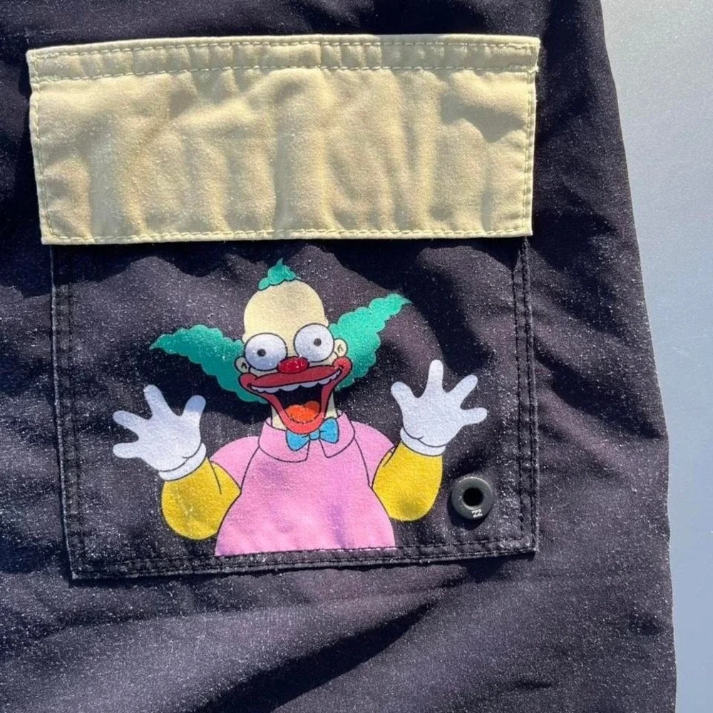Billabong x The Simpsons multi-coloured board shorts